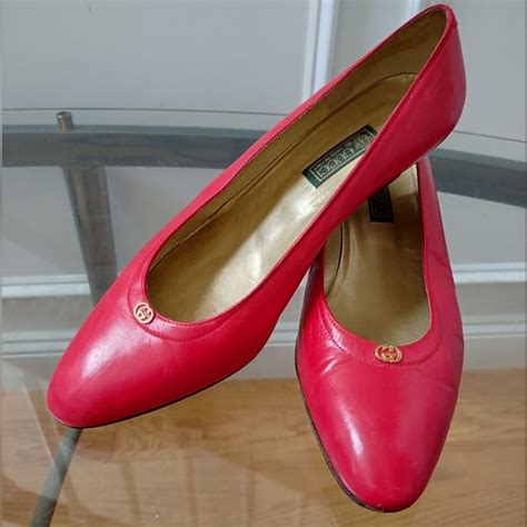 gucci kitten heel pumps|vintage gucci kitten heels.